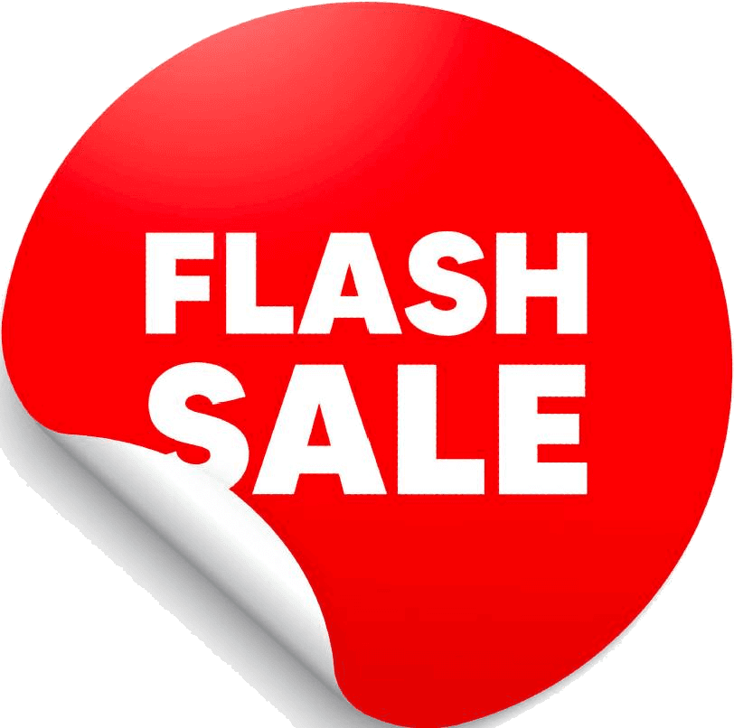 Flash sale on now